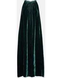 Velvet - Midikleid Maren Aus Samt - Lyst
