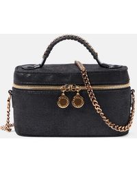 Stella McCartney - Falabella Mini Faux-Leather Shoulder Bag - Lyst