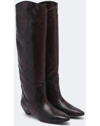 Le Monde Beryl - Allegra Leather Knee-High Boots - Lyst