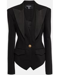 Balmain - Blazer De Botonadura Simple - Lyst