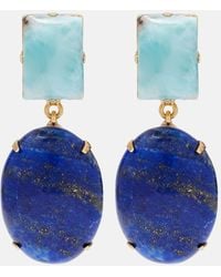 Jennifer Behr - Xiomara 18Kt-Plated Drop Earrings - Lyst