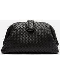 Bottega Veneta - Lauren 1980 Small Leather Clutch - Lyst