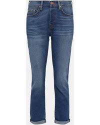 7 For All Mankind - Josefina Mid-rise Slim Jeans - Lyst