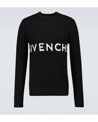 Givenchy - Sweat-shirt en coton a logo - Lyst