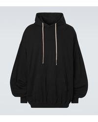 Rick Owens - Drkshdw Hun Cotton Jersey Hoodie - Lyst