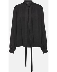 Givenchy - Bluse 4G aus Seide - Lyst