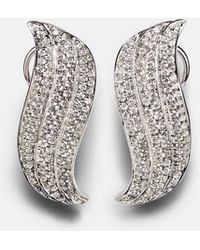 Anita Ko - Celeste Small 18Kt Earrings With Diamonds - Lyst