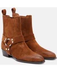 Paris Texas - Helena Suede Ankle Boots - Lyst