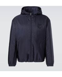 Prada - Veste En Re-Nylon A Capuche - Lyst