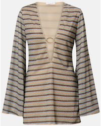 Oséree - Lumiere Striped Minidress - Lyst