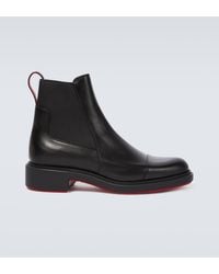 Christian Louboutin - Urbino Leather Chelsea Boots - Lyst