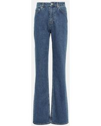 Burberry - High-Rise Straight Jeans - Lyst
