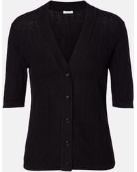 JOSEPH - Sens Silk And Cotton Cardigan - Lyst