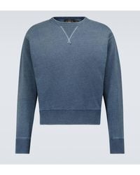 RRL - Washed Cotton Sweatshirt - Lyst