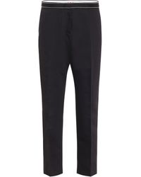Marni Hose aus Baumwolle und Leinen - Schwarz