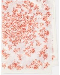 Magda Butrym - Floral Printed Cotton And Silk Scarf - Lyst