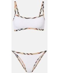 Burberry - X Hunza G Bikini Tyler Con Check - Lyst