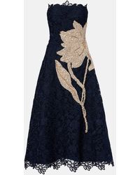 Costarellos - Verzierte Robe Mariela Aus Spitze - Lyst