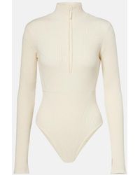 CORDOVA - Butte Ribbed-Knit Wool-Blend Bodysuit - Lyst