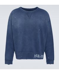 Maison Margiela - Printed Cotton Jersey Sweatshirt - Lyst