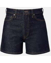 KHAITE - Danya Denim Shorts - Lyst