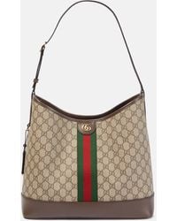 Gucci - Ophidia GG Medium Canvas Shoulder Bag - Lyst