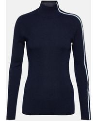 Moncler - Wool Stripe-detail Sweater - Lyst