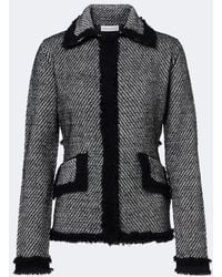 Nina Ricci - Wool-Blend Tweed Jacket - Lyst
