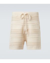 Commas - Shorts De Croche En Mezcla De Algodon - Lyst