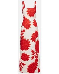 SIR. - Floral Linen Maxi Dress - Lyst