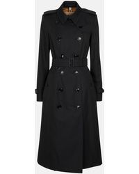 Burberry Trench-coat Chelsea en coton - Noir