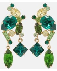 Jennifer Behr - Ambra Crystal-Embellished Drop Earrings - Lyst