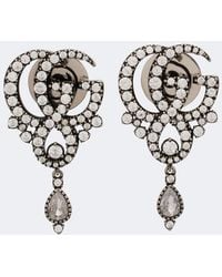 Gucci - Gg Marmont Embellished Earrings - Lyst