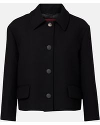 Gucci - Double G Wool Jacket - Lyst