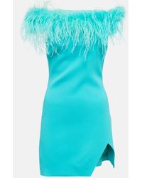 GIUSEPPE DI MORABITO - Minikleid Mit Federn - Lyst