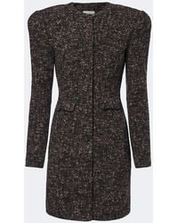Magda Butrym - Boucle Wool-Blend Blazer Dress - Lyst