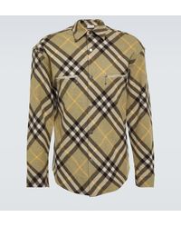 Burberry - Giacca Check in misto lana - Lyst