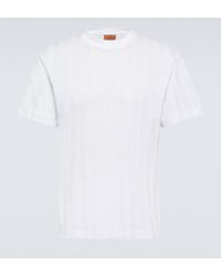 Missoni - T-shirt en coton melange a chevrons - Lyst