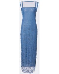 SIR. - Leif Embroidered Mesh Maxi Dress - Lyst