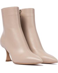 gianvito rossi croft leather ankle boots