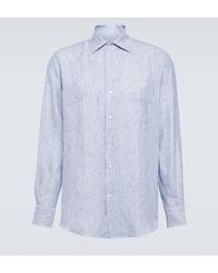 Loro Piana - Andre Striped Linen Shirt - Lyst