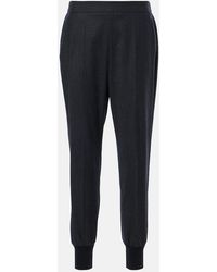 Stella McCartney - Wool Flannel Sweatpants - Lyst