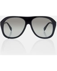 Fendi - Baguette Aviator Sunglasses - Lyst