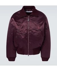 Acne Studios - Chaqueta Bomber Con Logo - Lyst