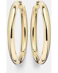Jennifer Fisher - Jamma 10Kt-Plated Hoop Earrings - Lyst