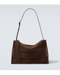 JW Anderson - Loafer Suede Shoulder Bag - Lyst