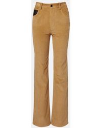 Bottega Veneta - Cotton Corduroy Flared Pants - Lyst