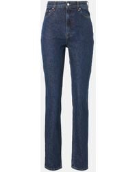 TOTEME - High-Rise Slim Jeans - Lyst