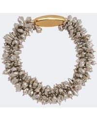 Dries Van Noten - Beaded Embellished Necklace - Lyst