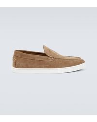 Christian Louboutin - Paqueboat Calfskin Loafers - Lyst